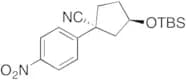 rac cis-3-((tert-Butyldimethylsilyl)oxy)-1-(4-nitrophenyl)cyclopentanecarbonitrile
