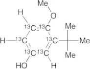 2-tert-Butyl-4-hydroxyanisole- 13C6