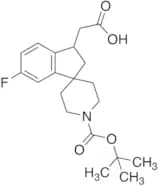 2-(1'-(tert-Butoxycarbonyl)-6-fluoro-2,3-dihydrospiro[indene-1,4'-piperidine]-3-yl)acetic Acid