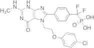 ((4-(7-(2-(4-Chlorophenoxy)ethyl)-2-(methylamino)-6-oxo-6,7-dihydro-3H-purin-8-yl)phenyl)difluorom…
