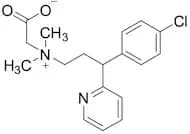 2-((3-(4-Chlorophenyl)-3-(pyridin-2-yl)propyl)dimethylammonio)acetate