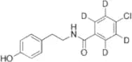 4-Chloro-N-[2-(4-hydroxyphenyl)ethyl]benzamide-d4