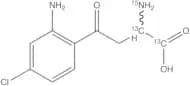 4-Chloro Kynurenine-13C2,15N
