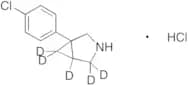 1-(4-Chlorophenyl)-3-azabicyclo[3.1.0]hexane Hydrochloride-d5