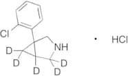 1-(2-Chlorophenyl)-3-azabicyclo[3.1.0]hexane Hydrochloride-d5