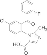 1-(4-Chloro-2-(2-fluorobenzoyl)phenyl)-2-methyl-1H-imidazole-5-carboxylic Acid