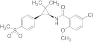 4-[(1R,3R)-3-[(5-Chloro-2-methoxybenzoyl)amino]-2,2-dimethylcyclopropyl]-rel-benzenesulfonic Acid