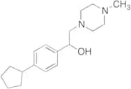 alpha-(4-Cyclopentylphenyl)-4-methyl-1-piperazineethanol