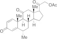 17-Dehydroxy-6Alpha-methyl-11-oxo Prednisolone 21-Acetate
