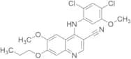 4-[(2,4-Dichloro-5-methoxyphenyl)amino]-6-methoxy-7-propoxy-3-quinolinecarbonitrile