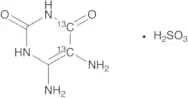 5,6-Diamino-2,4-dihydroxypyrimidine-13C2 Bisulfite Salt