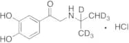 1-(3,4-Dihydroxyphenyl)-2-[(1-methylethyl)amino]-ethanone-d7 Hydrochloride