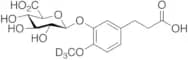 Dihydro Isoferulic Acid-d3 3-O-Beta-D-Glucuronide
