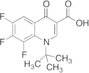 1-(1,1-Dimethylethyl)-6,7,8-trifluoro-1,4-dihydro-4-oxo-3-quinolinecarboxylic Acid