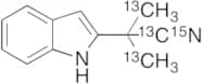 Alpha,Alpha-Dimethyl-1H-indole-2-acetonitrile-13C315N