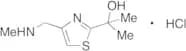 Alpha,Alpha-Dimethyl-4-[(methylamino)methyl]-2-thiazolemethanol Hydrochloride