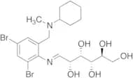 (2S,3S,4S,5R,E)-6-((2,4-Dibromo-6-((cyclohexyl(methyl)amino)methyl)phenyl)imino)hexane-1,2,3,4,5-p…