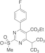 Ethyl 4-(4-Fluorophenyl)-6-isopropyl-2-(methylsulfonyl)pyrimidine-5-carboxylate-d6