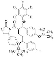 (4S)-3-[(2R,5S)-5-(4-Fluorophenyl)-2-[(S)-[(4-fluorophenyl)amino][4-[(trimethylsilyl)oxy]phenyl]me…