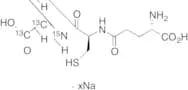 L-Glutamyl-L-cysteinyl-glycine-13C2,15N Sodium Salt