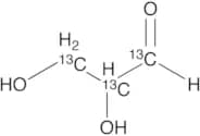 DL-Glyceraldehyde-1,2,3-13C3 (~ 0.1M Aqueous Solution) (>85%)