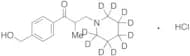 Hydroxymethyl Tolperisone-d10 Hydrochloride