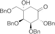 (2R,3S,4R,5S)-5-Hydroxy-2,3,4-tris(phenylmethoxy)-5-[(phenylmethoxy)methyl]-cyclohexanone