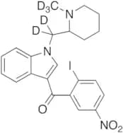 (2-Iodo-5-nitrophenyl)[1-[(1-methyl-2-piperidinyl)methyl]-1H-indol-3-yl]methanone-d5