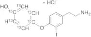 3-Iodothyronamine (4-Hydroxyphenyl-13C6) Hydrochloride