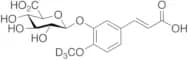 Isoferulic Acid-d3 3-O-Beta-D-Glucuronide