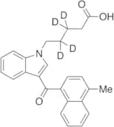 JWH-122 N-Pentanoic Acid-d4