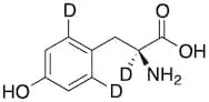 L-4-Hydroxyphenyl-2,6-d2-alanine-2-d1