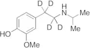 2-Methoxy-4-[2-[(1-methylethyl)amino]ethyl]phenol-d4