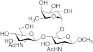 Methyl 2-Acetamido-4-O-(2-acetamido-2-deoxy-Beta-D-gluco- pyranosyl)-2-deoxy-6-O-(Alpha-L-fucopyra…