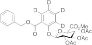 Methyl 1-((2-Benzyloxycarbonxyl)phenyl)-2,3,4-tri-O-acetyl-Beta-D- glucopyranuronate-d4