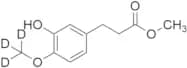 Methyl 3-(3-Hydroxy-4-methoxyphenyl)propanoate-d3