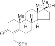 17Alpha-Methyl-4-[(phenylthio)methyl]testosterone