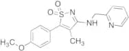 N-[5-(4-Methoxyphenyl)-4-methyl-1,1-dioxido-3-isothiazolyl]-2-pyridinemethanamine