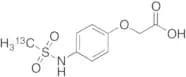 2-(4-(Methylsulfonamido)phenoxy)acetic Acid-13C