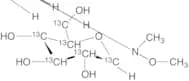 N-Methoxy-N-methyl-beta-D-glucopyranosylamine-13C6