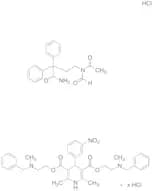 Nicardipine O-Desmethyl-O-methyl(phenylmethyl)amino]ethyl) Ester Hydrochloride