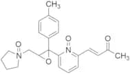 (E)-1-((3-(1-Oxido-6-(3-oxobut-1-en-1-yl)pyridin-2-yl)-3-(p-tolyl)oxiran-2-yl)methyl)pyrrolidine 1…