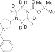 4-[1-(Phenylmethyl)-3-pyrrolidinyl]-1-piperazinecarboxylic Acid 1,1-Dimethylethyl Ester-d8