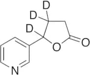 rac 5-(3-Pyridyl)tetrahydro-2-furanone-d3