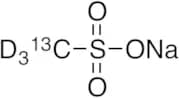 Sodium Methanesulfonate-d3,13C