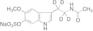 6-Sulfatoxy Melatonin-d4 (Major) Sodium Salt