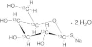 1-Thio-Beta-D-glucose-13C6 Sodium Salt Dihydrate (~90%)