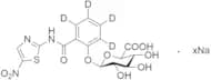 Tizoxanide-d4 Glucuronide Sodium Salt