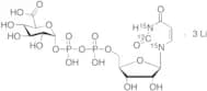 Trilithium UDP-glucuronic Acid-13C1, 15N2